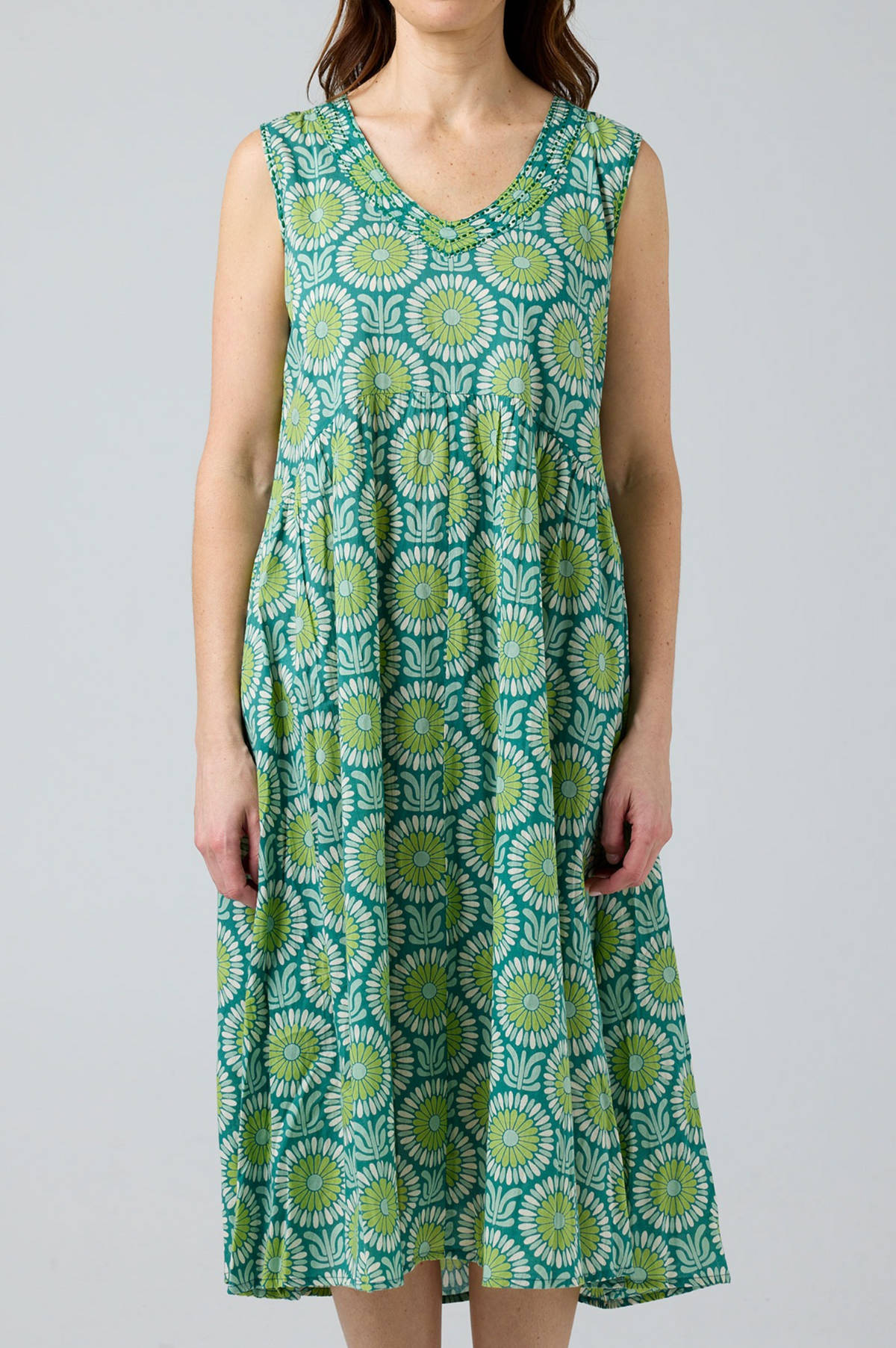 CAKE Savita Cotton Dress in Vintage Flower