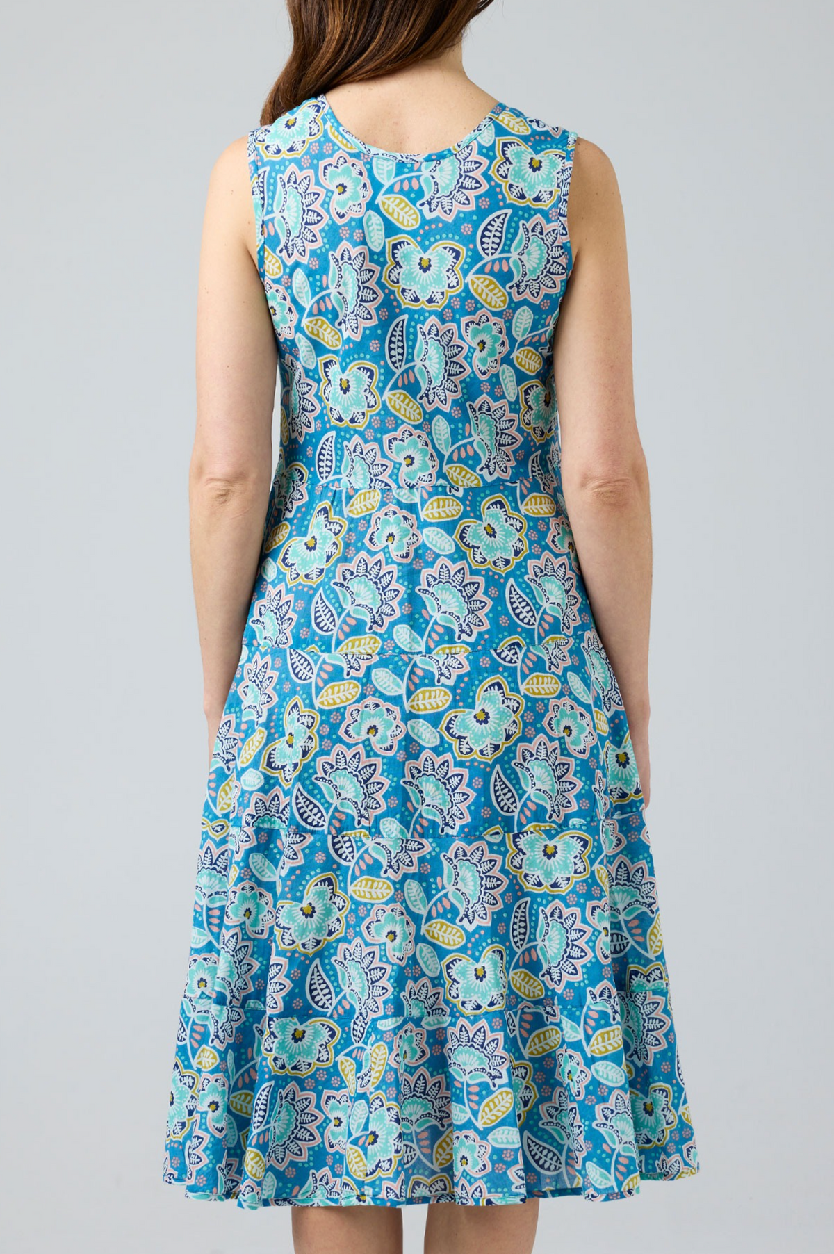 CAKE Illiana Cotton Dress in Folk Flower