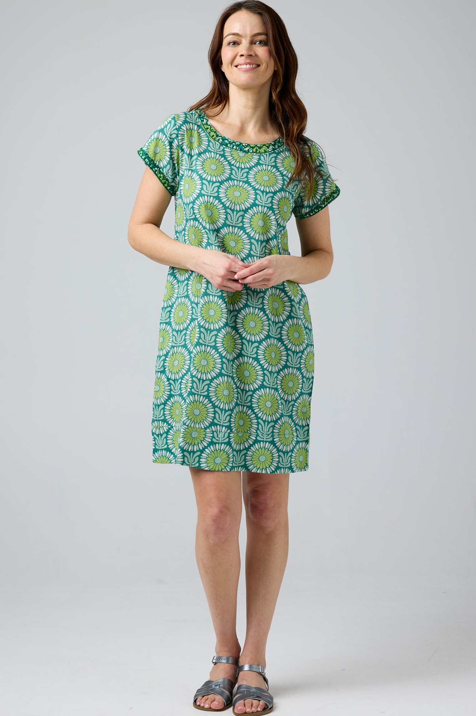 CAKE Barbara Cotton Dress in Vintage Flower