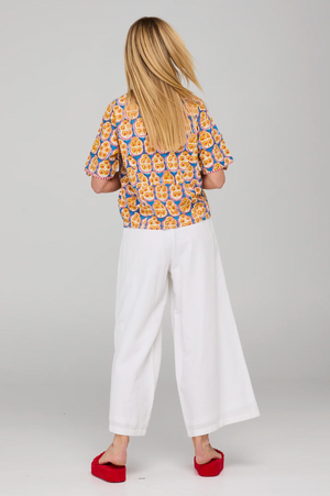 Boom Shankar Guru Top in Emilia Blue