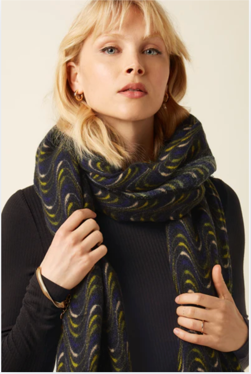King Louie Fizz Scarf in Woodbine Green