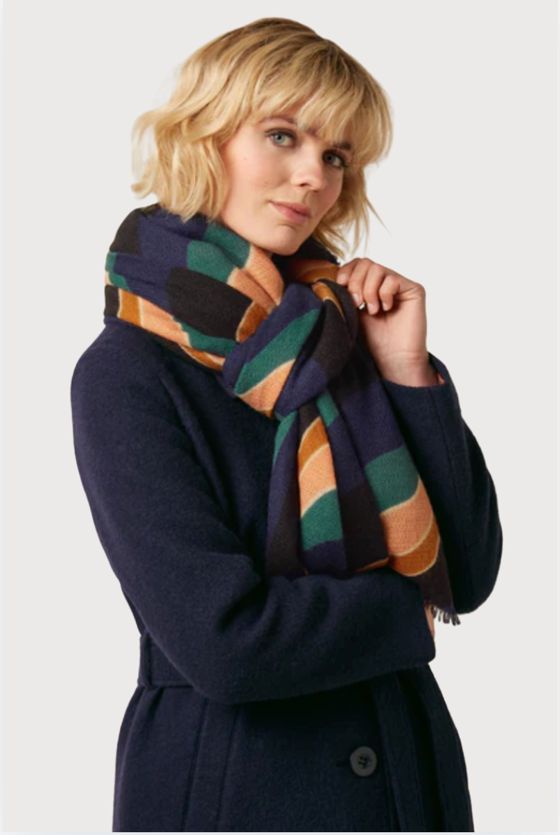 King Louie Razzle Scarf in Evening Blue