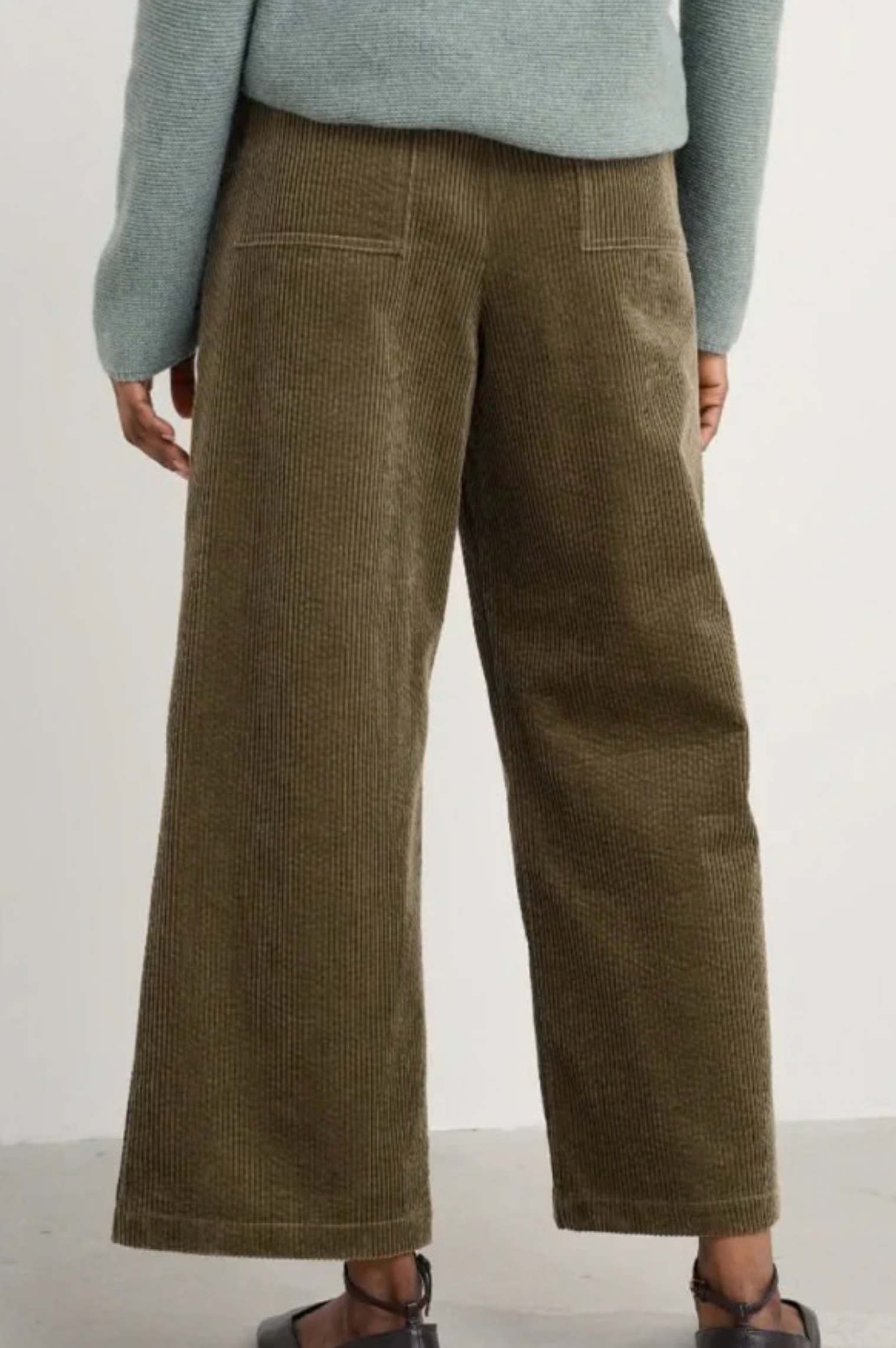 Seasalt Asphodel Trouser in Dark Seagrass