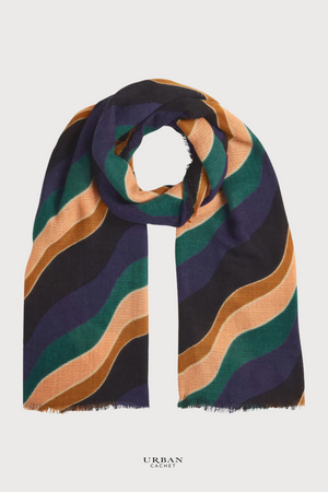 King Louie Razzle Scarf in Evening Blue