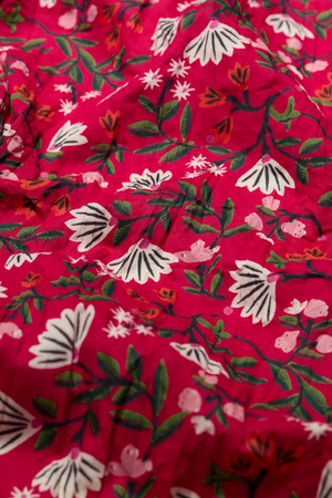 Seasalt Cornwall Larissa Shirt in Winter Wildflower Carmine