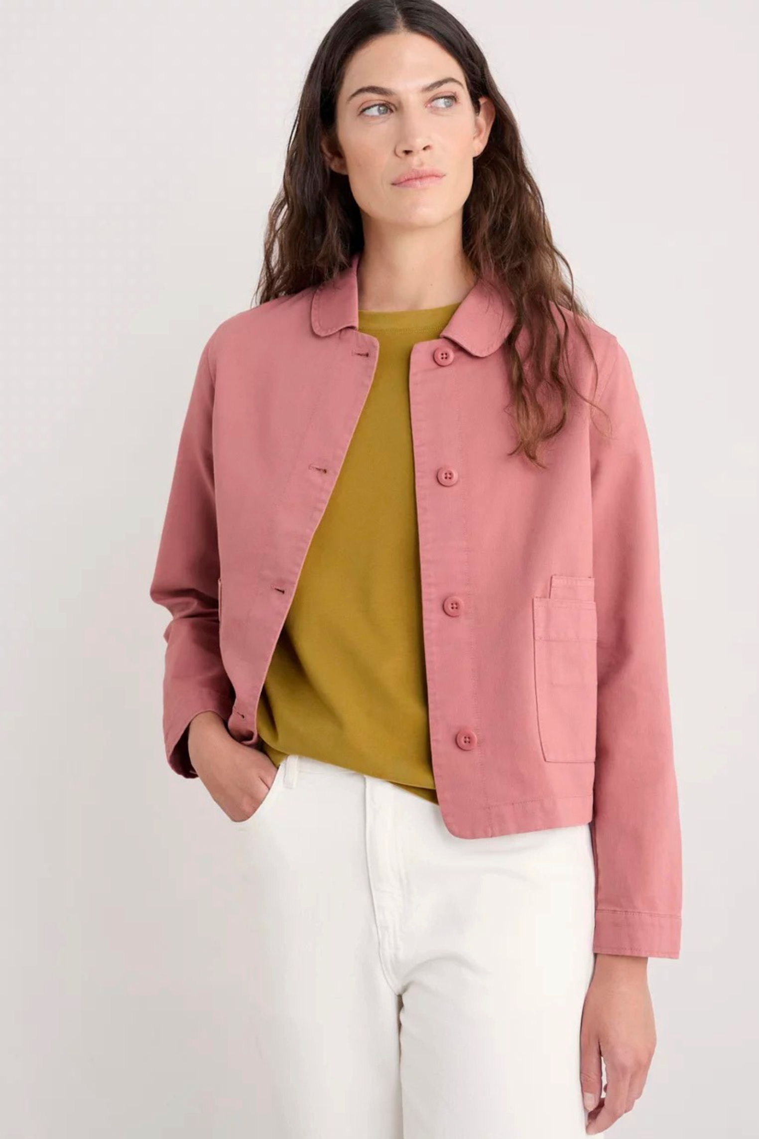 Seasalt Cornwall Coombe Lane Jacket in Dusty Rose