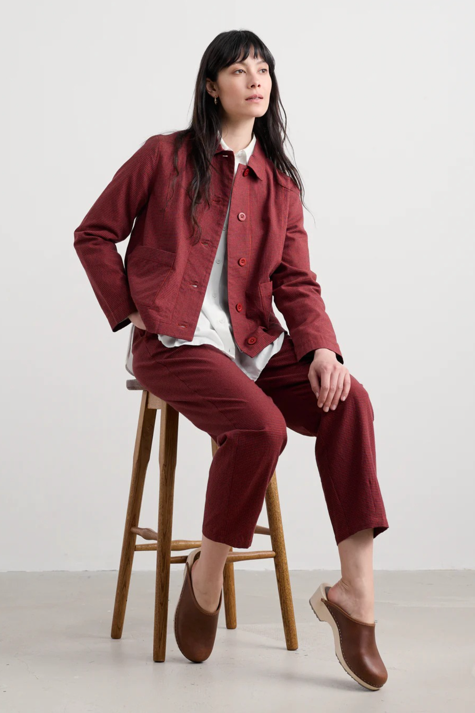 Seasalt Cornwall Camon Downs Jacket in Forest Garden Dark Cinnamon