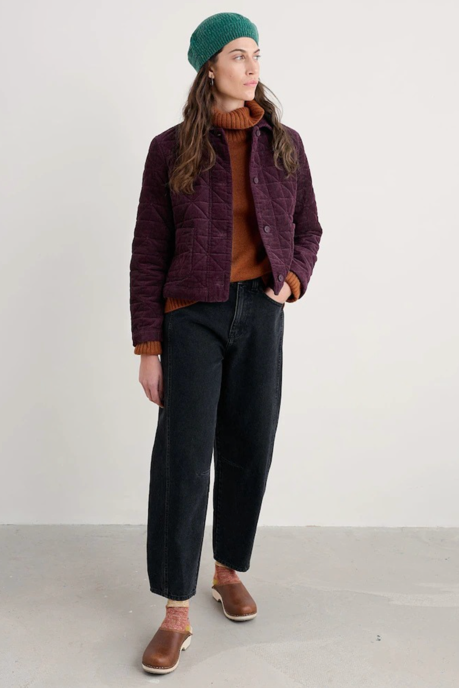 Seasalt Cornwall Incoming Tide Jacket in Dark Hellebore