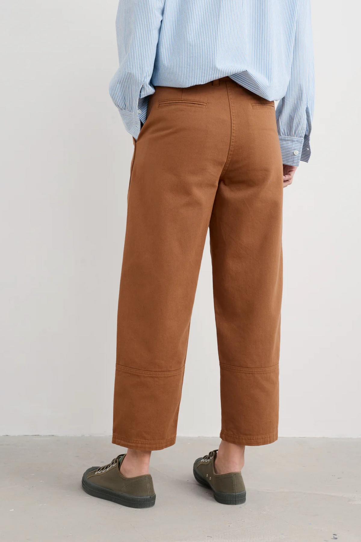 Seasalt Cornwall Painted Forms Trouser in Dark Flax