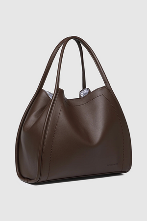 Louenhide Sutton Shoulder Bag in Chocolate