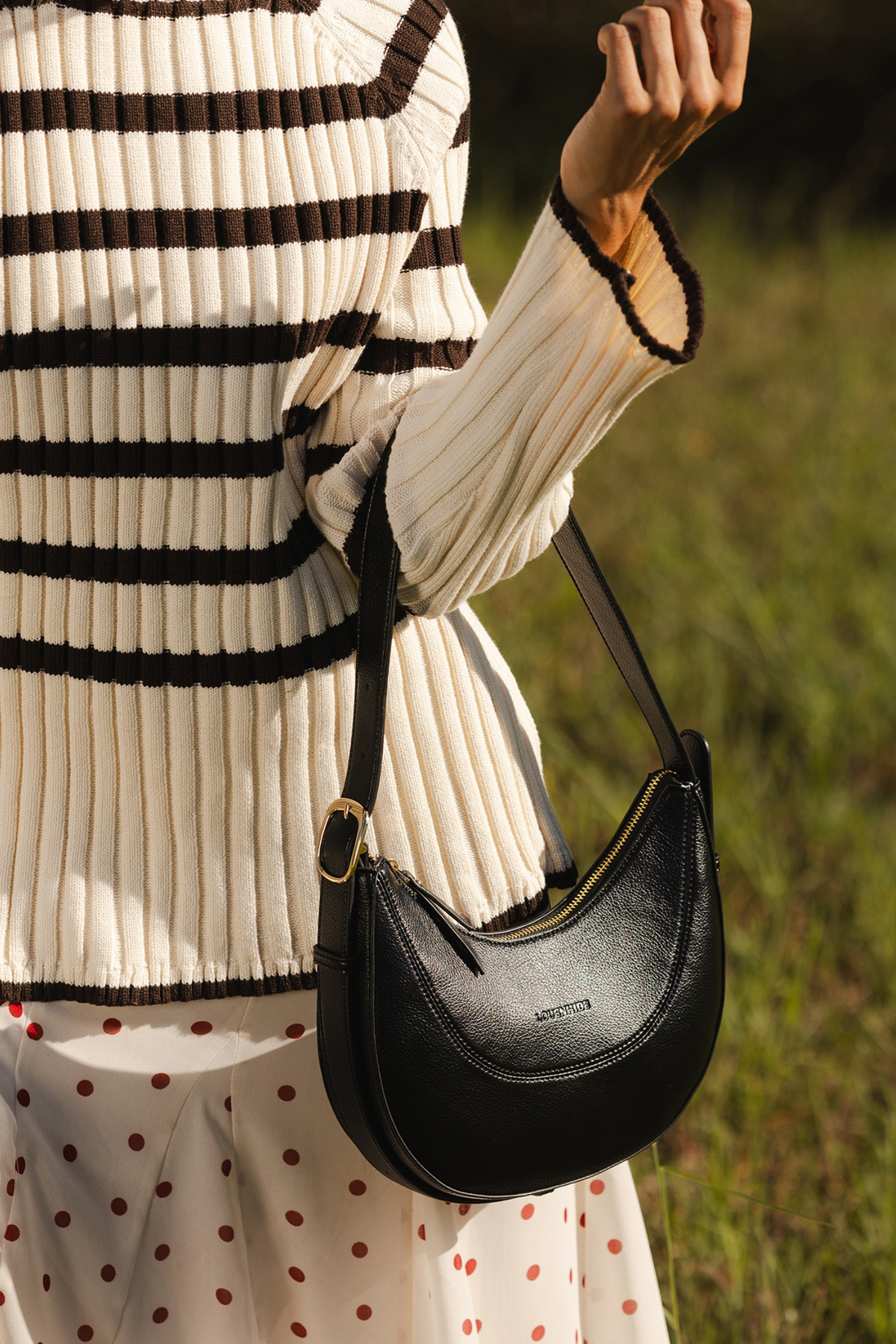 Louenhide Lane Crossbody Bag in Black