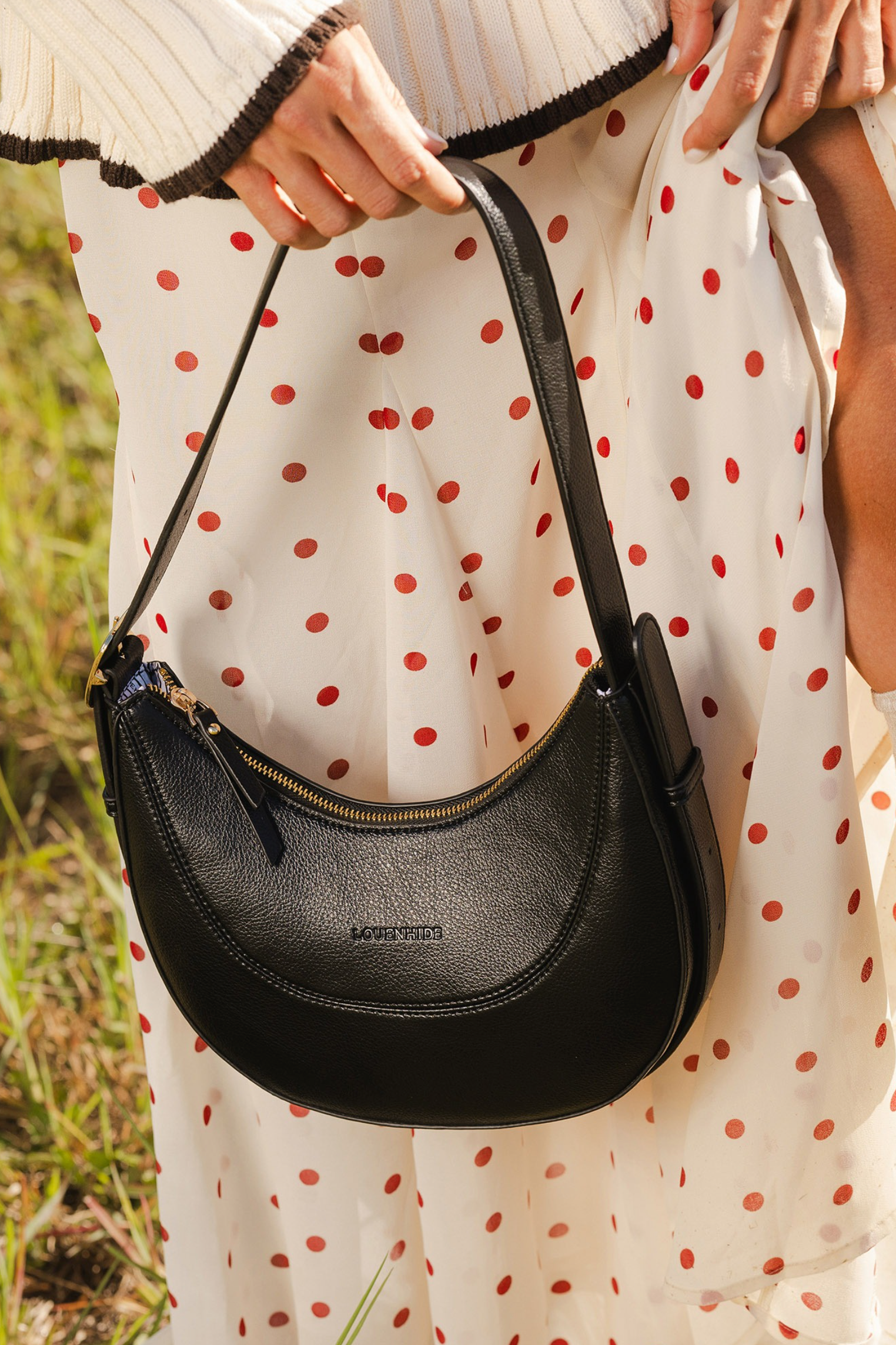 Louenhide Lane Crossbody Bag in Black