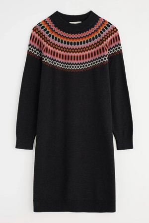 Seasalt Cornwall Bird Ring Dress in Modernist Elderberry Onyx