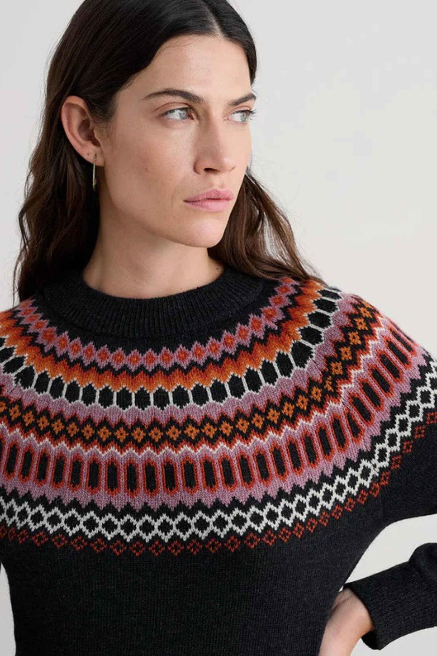 Seasalt Cornwall Bird Ring Dress in Modernist Elderberry Onyx