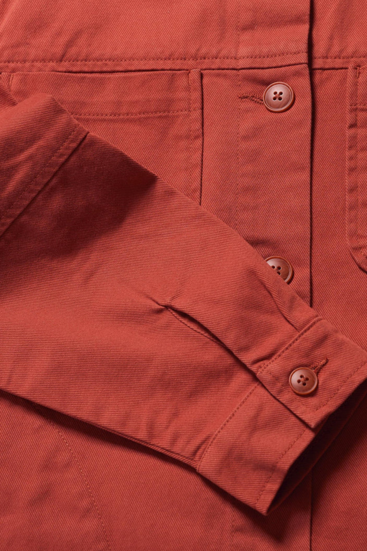 Seasalt Cornwall Long Field Jacket in Dark Cinnamon