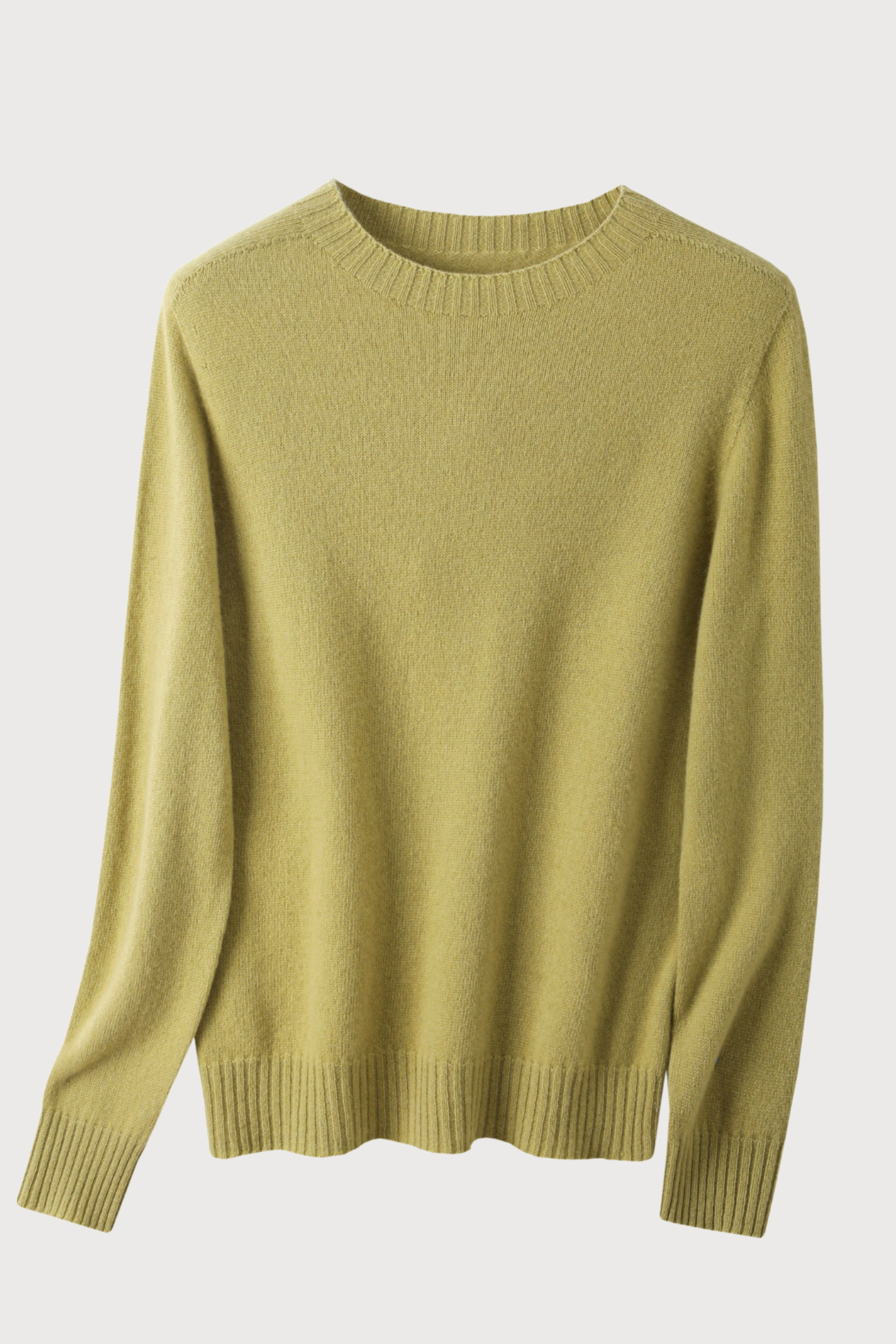 Stitch + Story Wool Classic Crew in Green