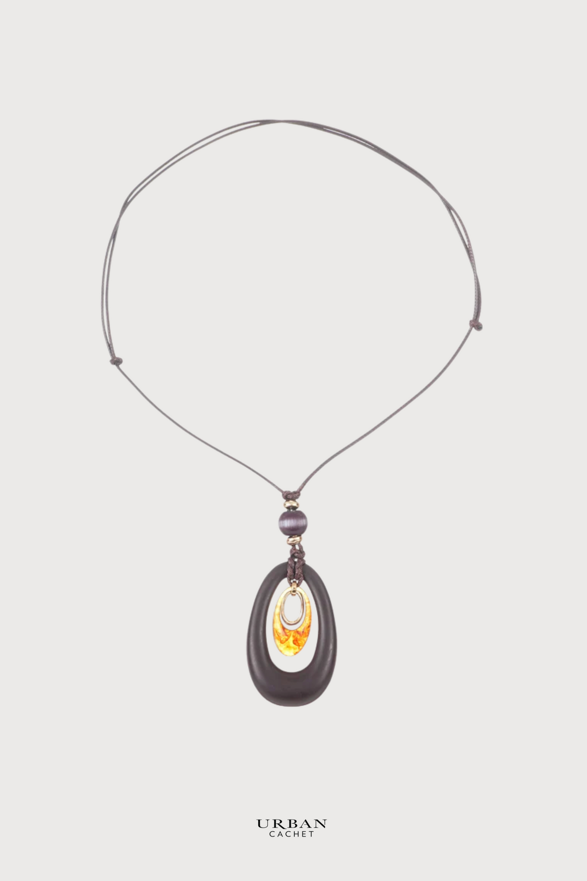 Enhance Accessories Mercury Necklace in Black
