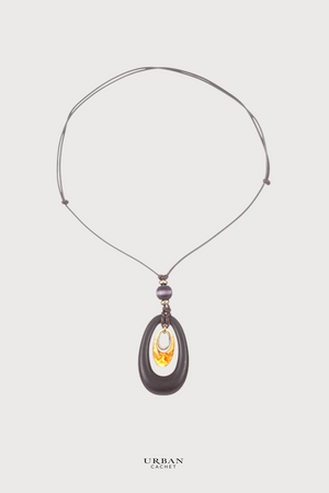 Enhance Accessories Mercury Necklace in Black