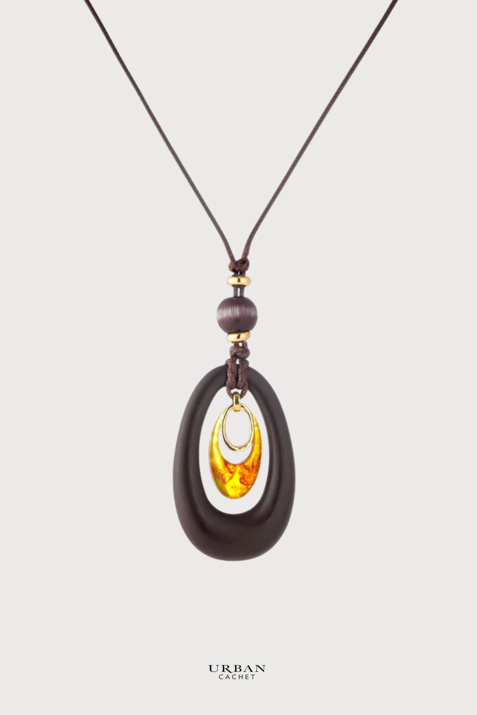Enhance Accessories Mercury Necklace in Black