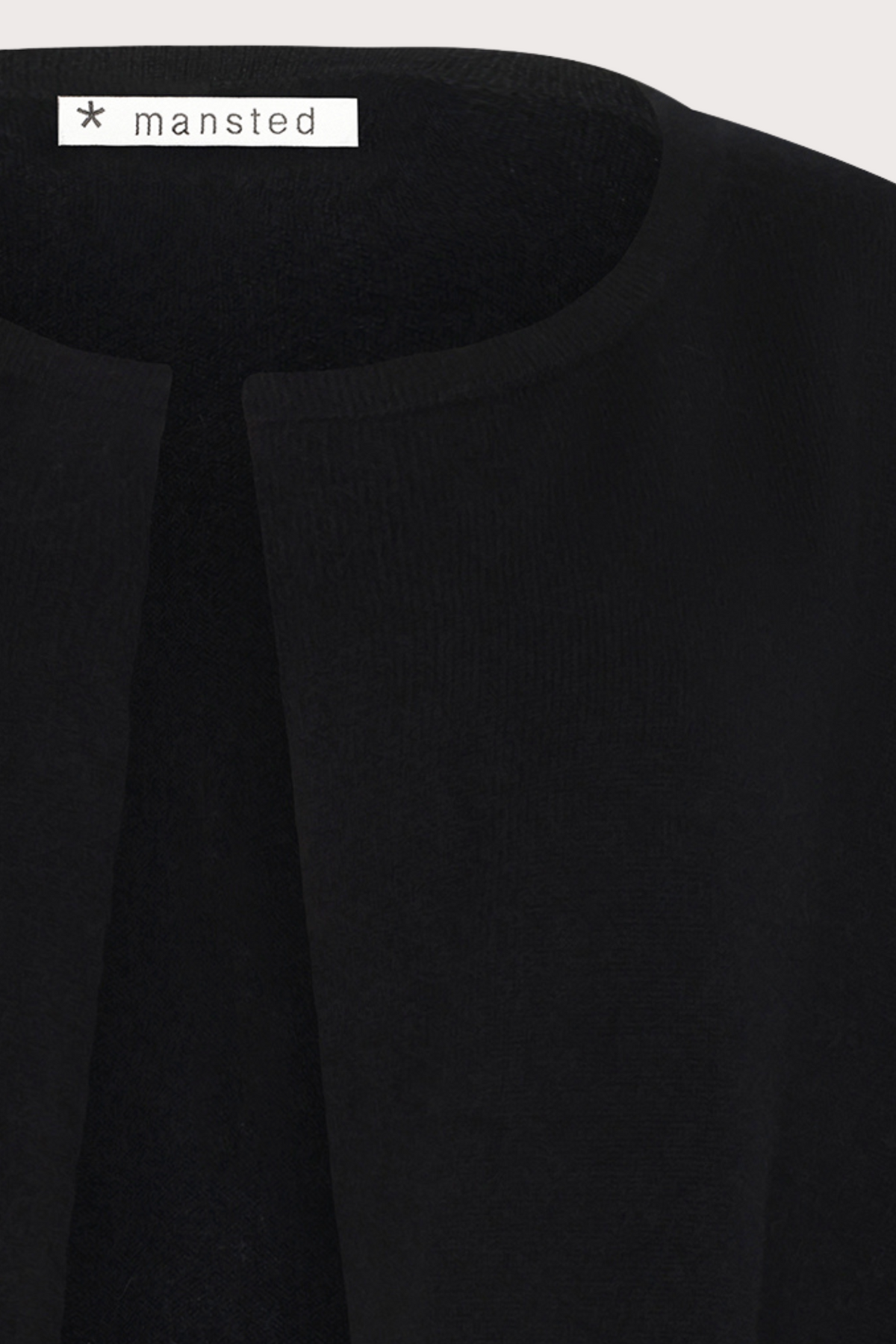 Mansted Denmark Harmonry Yak Blend Clutch Cardi in Black
