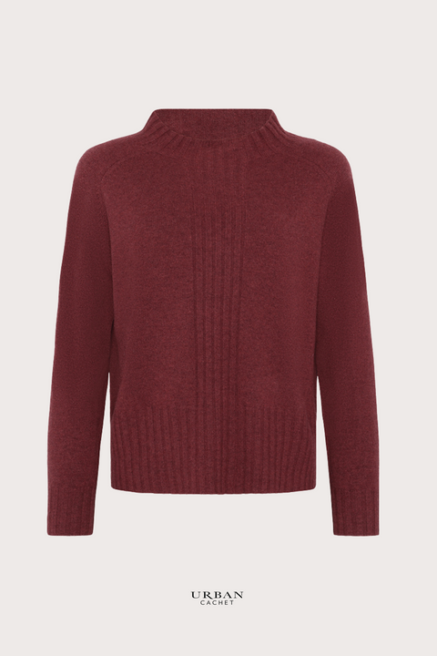 Mansted Denmark Hay Yak Blend Crew in Ruby