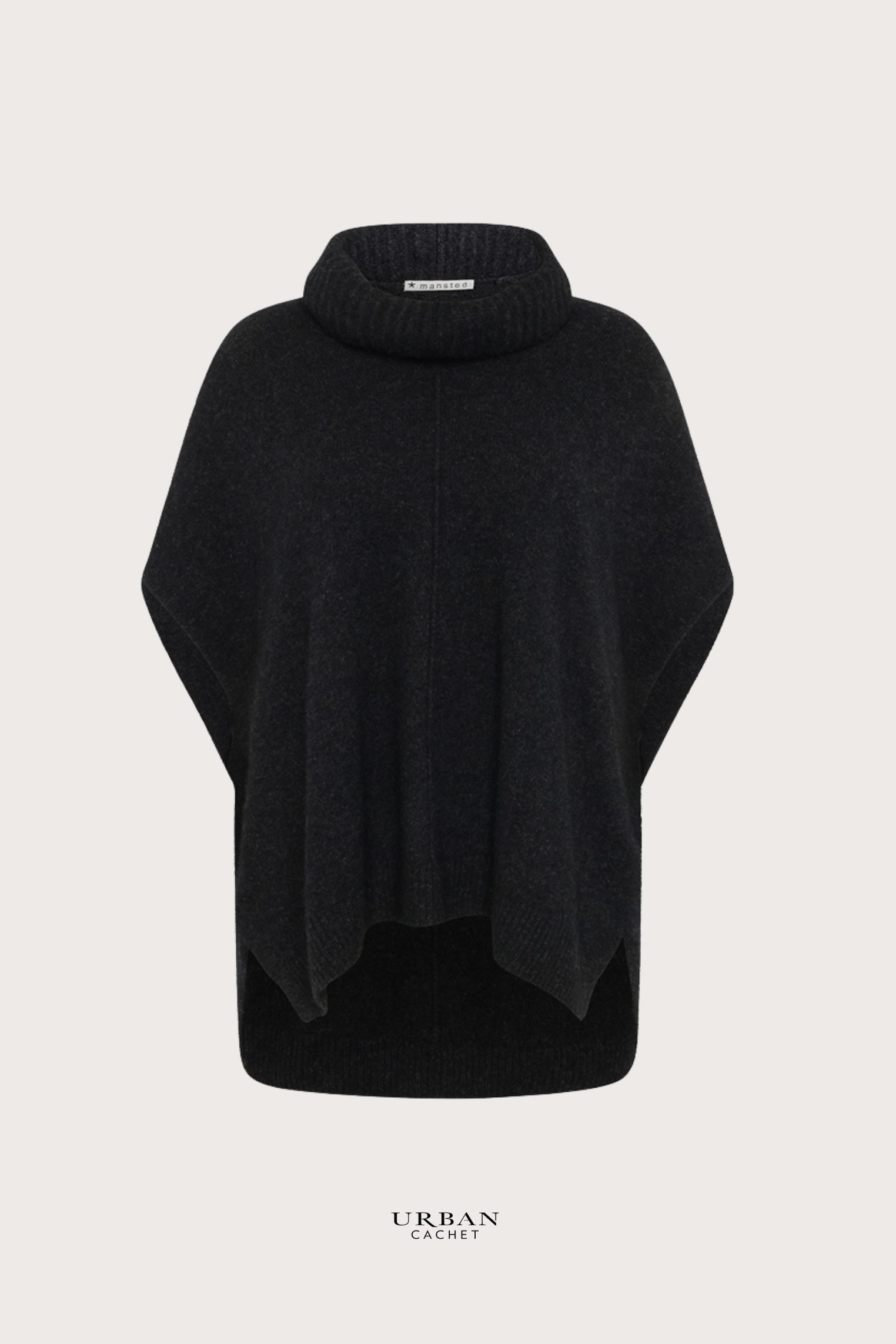 Mansted Denmark Zo Bee Yak Popover in Dark Charcoal