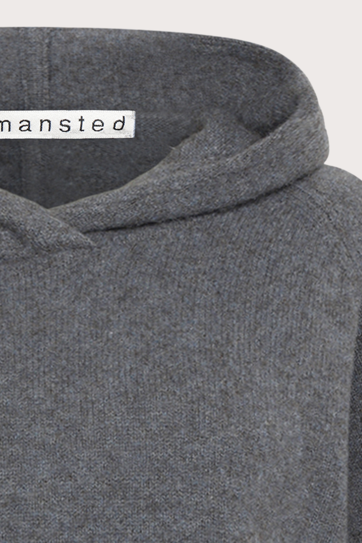 Mansted Denmark Zoley Yak Hoodie in Cold Grey