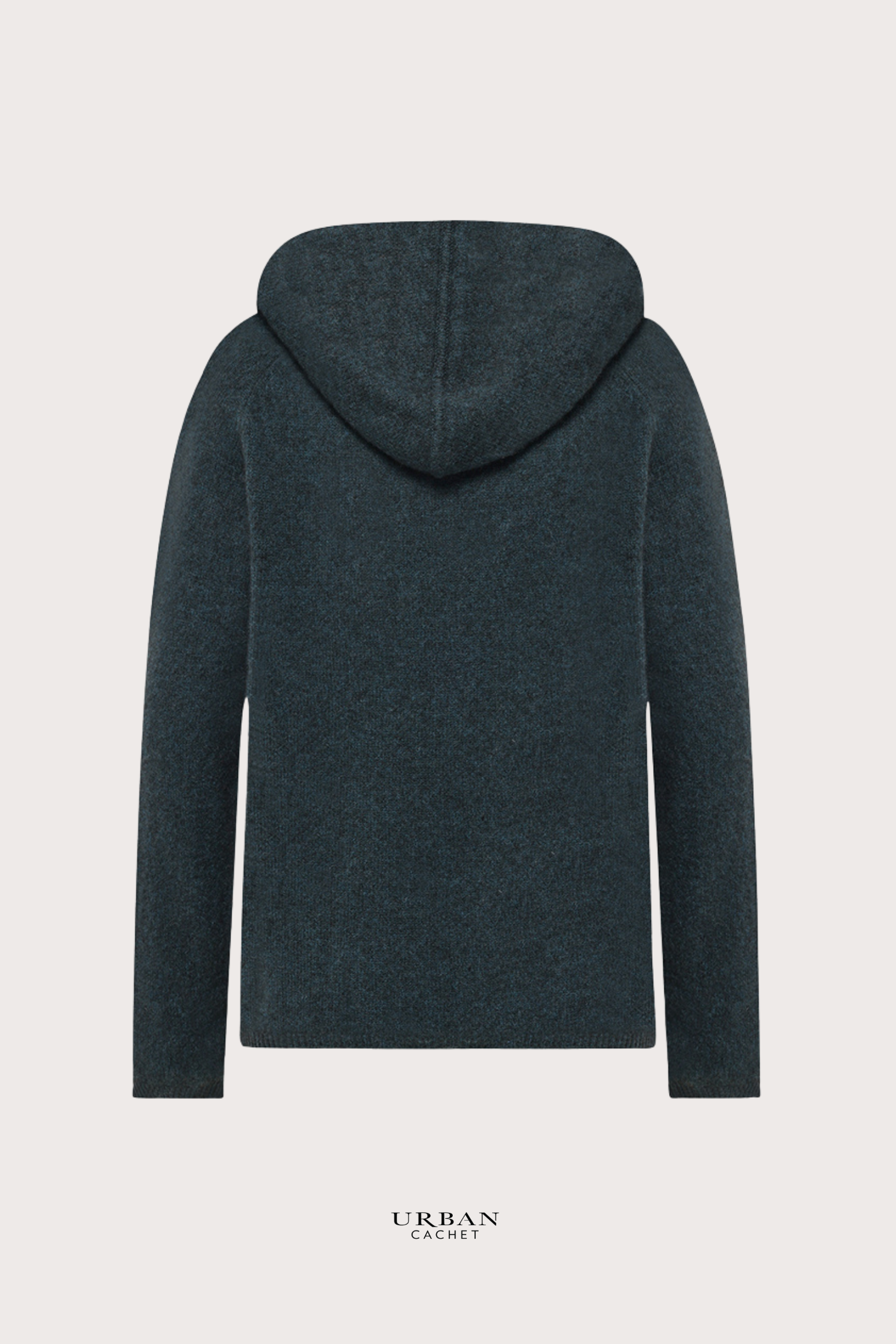 Mansted Denmark Zoley Yak Hoodie in Cold Green