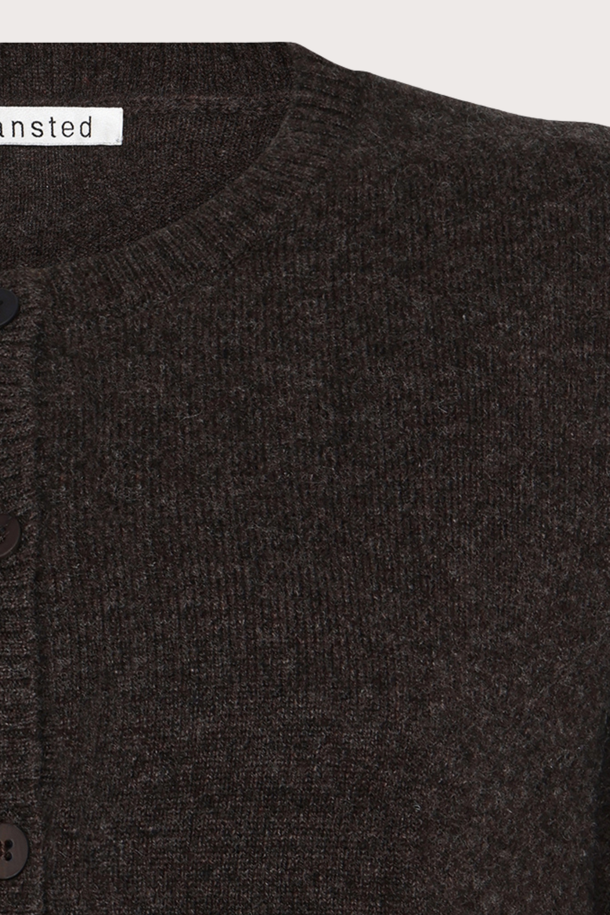 Mansted Denmark Haiku Yak Blend Vest in Dark Brown