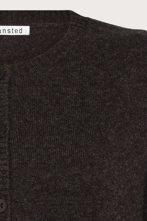 Mansted Denmark Haiku Yak Blend Vest in Dark Brown
