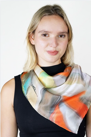 Tradition Textiles 100% Silk Reflections Scarf