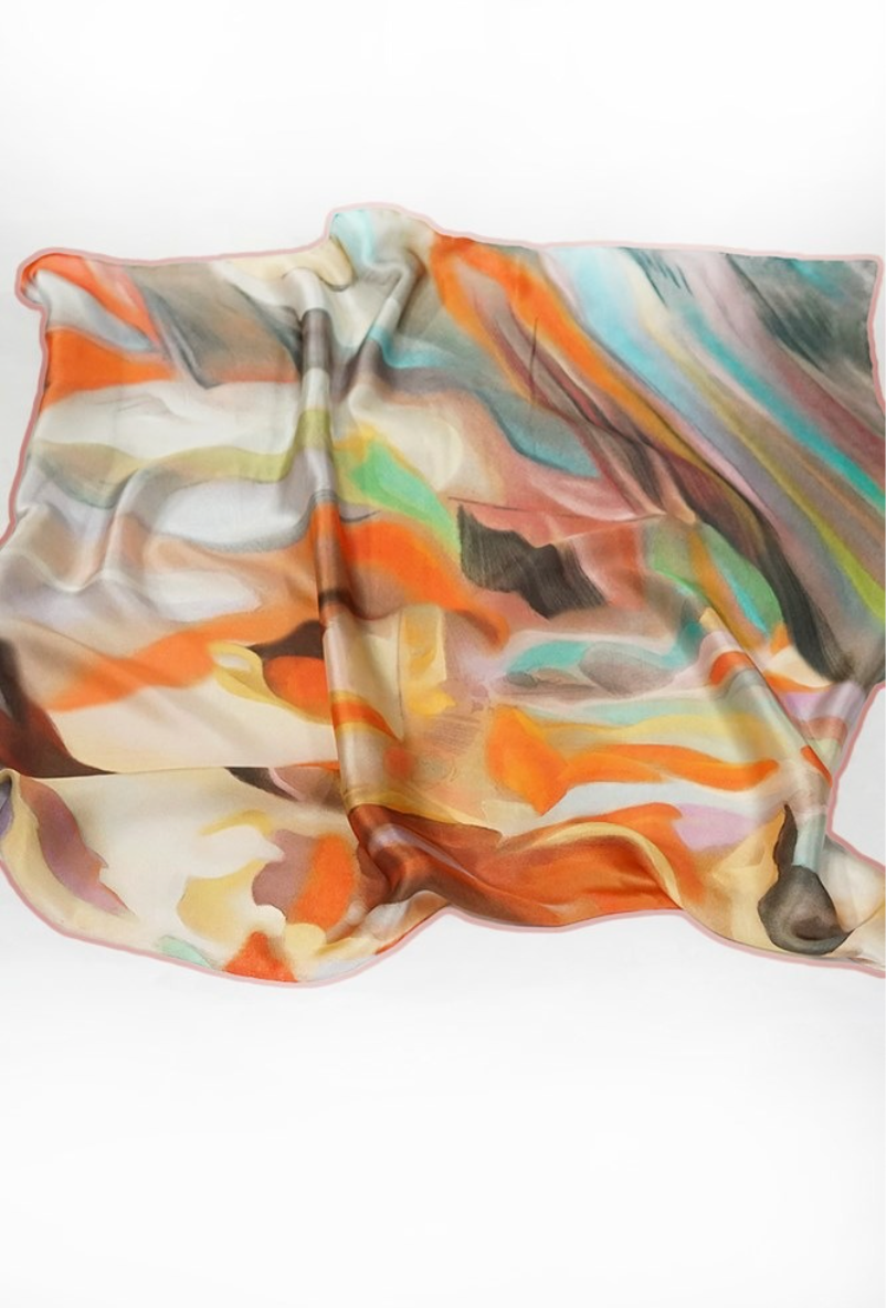 Tradition Textiles 100% Silk Reflections Scarf