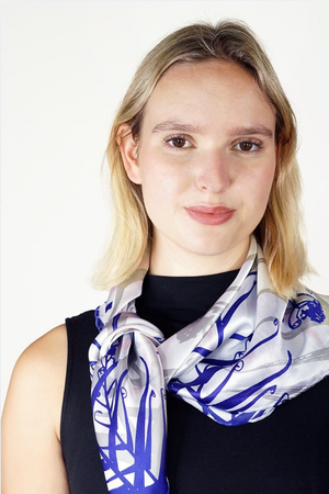 Tradition Textiles 100% Silk Fern Layers Scarf