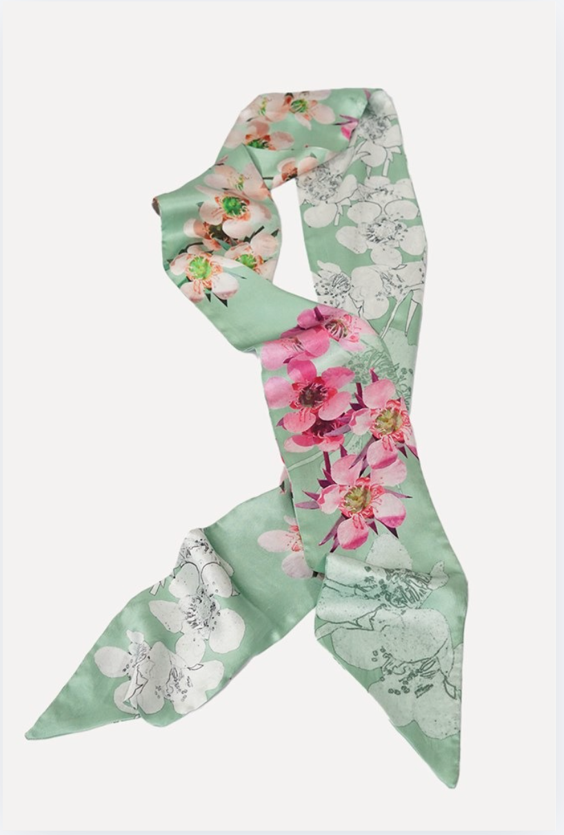 Tradition Textiles 100% Silk Tea Tree Twilly