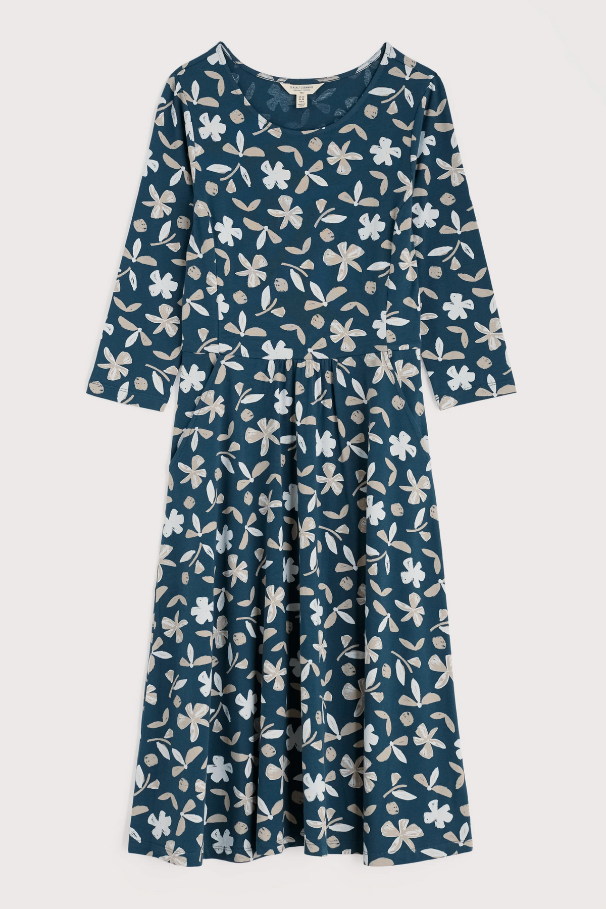 Seasalt April Dress in Organic Shapes Dark Lugger