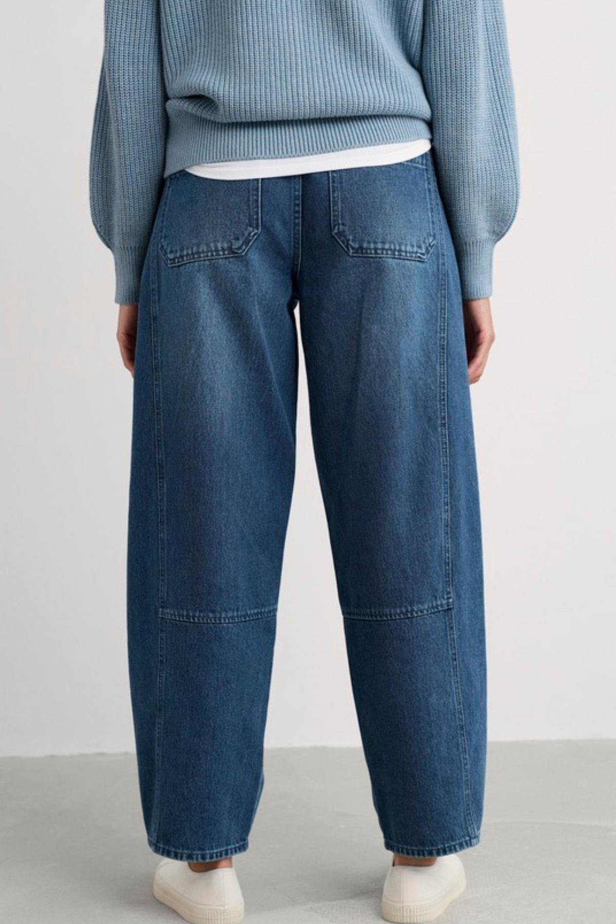 Seasalt Cornwall Gwenver Jean in Mid Wash