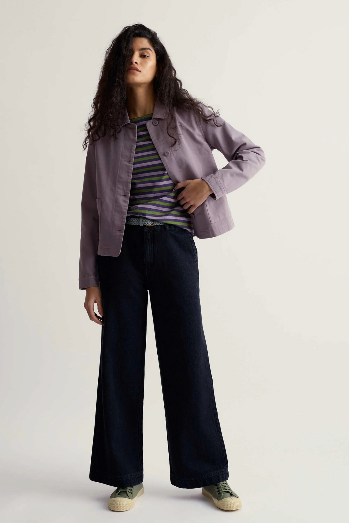 Seasalt Cornwall Coombe Lane Jacket in Grape Thistle