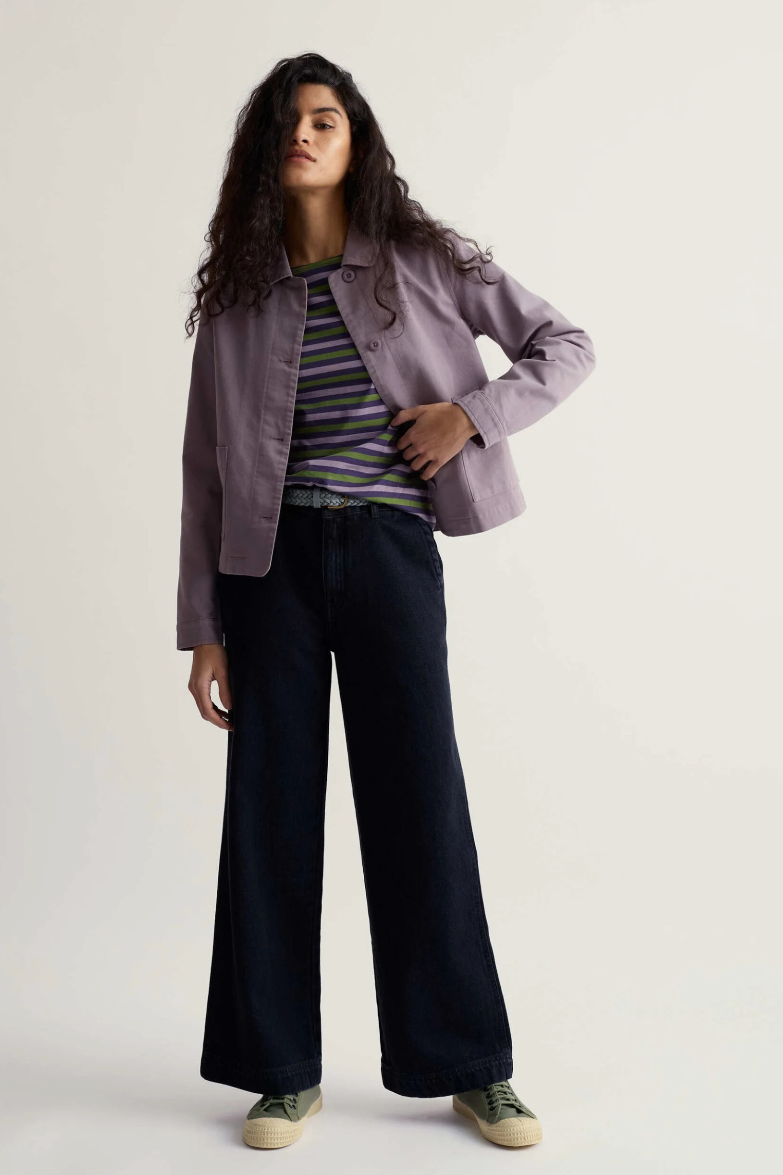 Seasalt Cornwall Coombe Lane Jacket in Grape Thistle