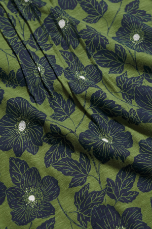 Seasalt Cornwall Penhollow Top in Anemone Sketch Cedar Green