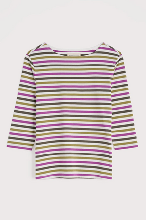 Seasalt Cornwall Sailor Top in Tri Mini Cornish Fennel