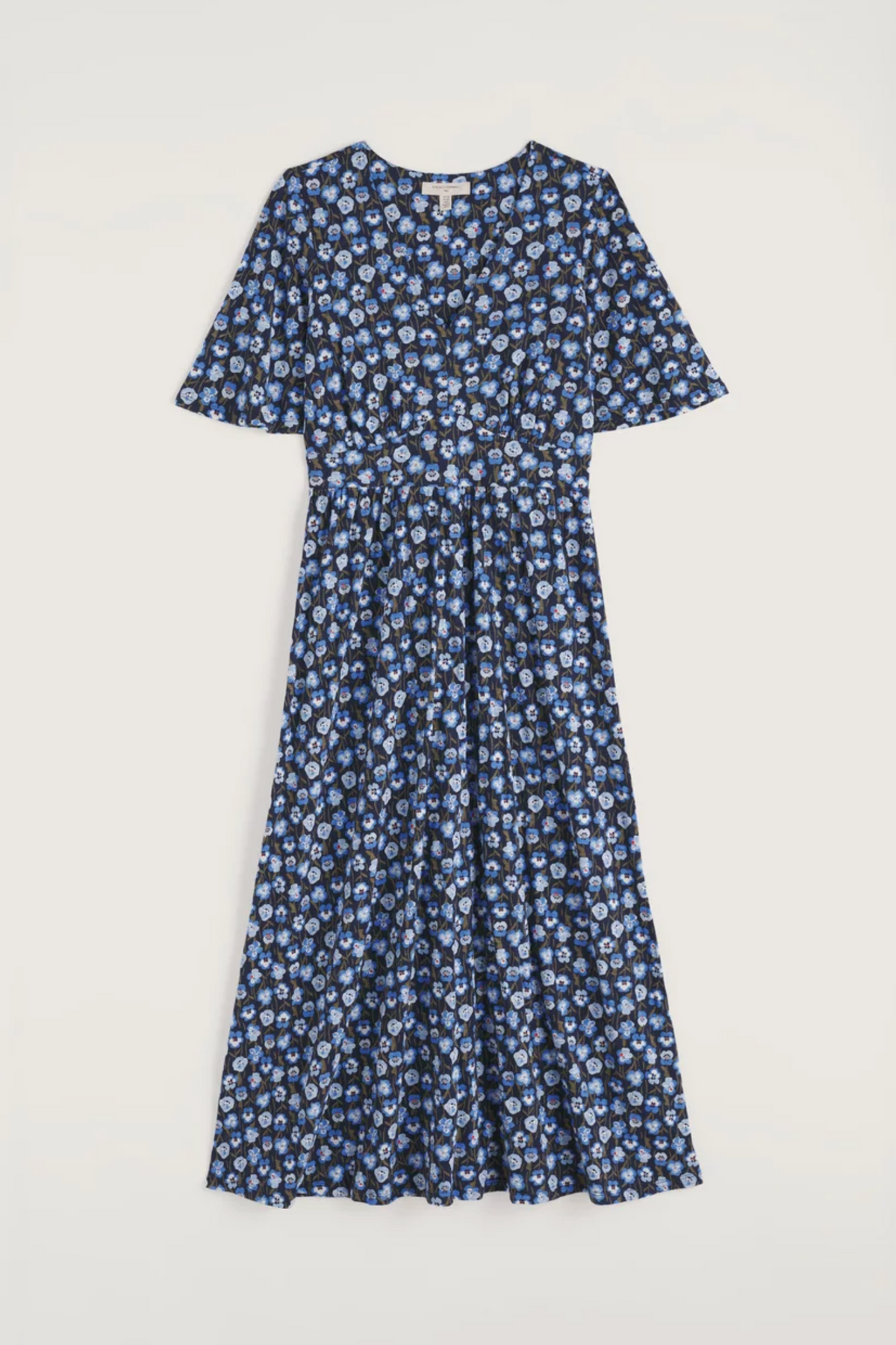 Seasalt Cornwall Chateaux Dress in Pressed Pansies Sail