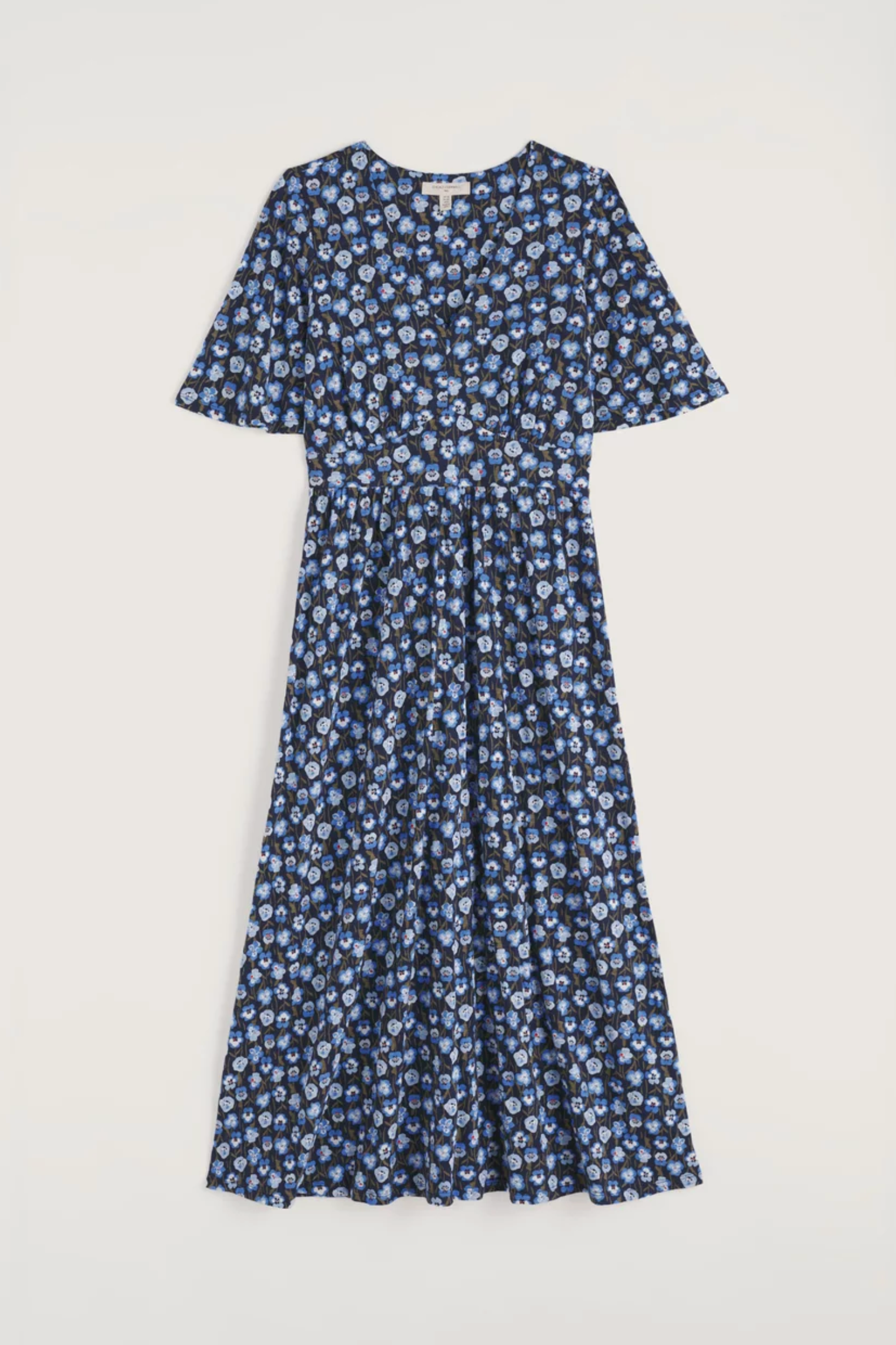 Seasalt Cornwall Chateaux Dress in Pressed Pansies Sail