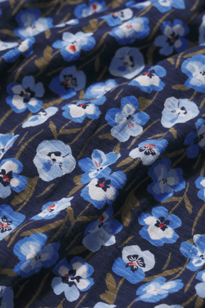 Seasalt Cornwall Chateaux Dress in Pressed Pansies Sail
