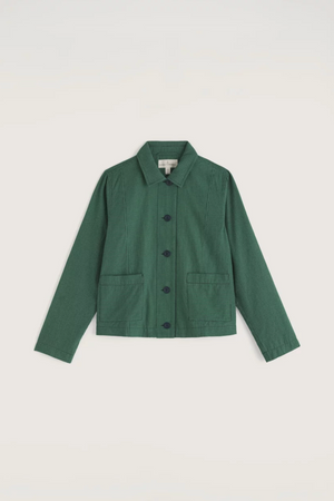 Seasalt Cornwall Carnon Downs Jacket in Forest Garden Spring Green