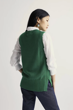 Seasalt Cornwall Redstart Vest in Dark Stem