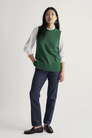 Seasalt Cornwall Redstart Vest in Dark Stem