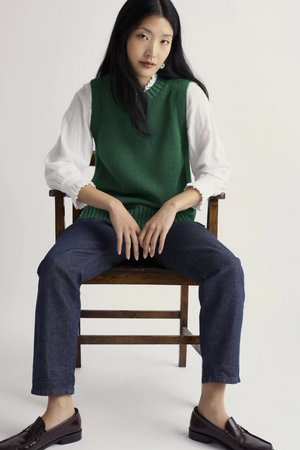 Seasalt Cornwall Redstart Vest in Dark Stem