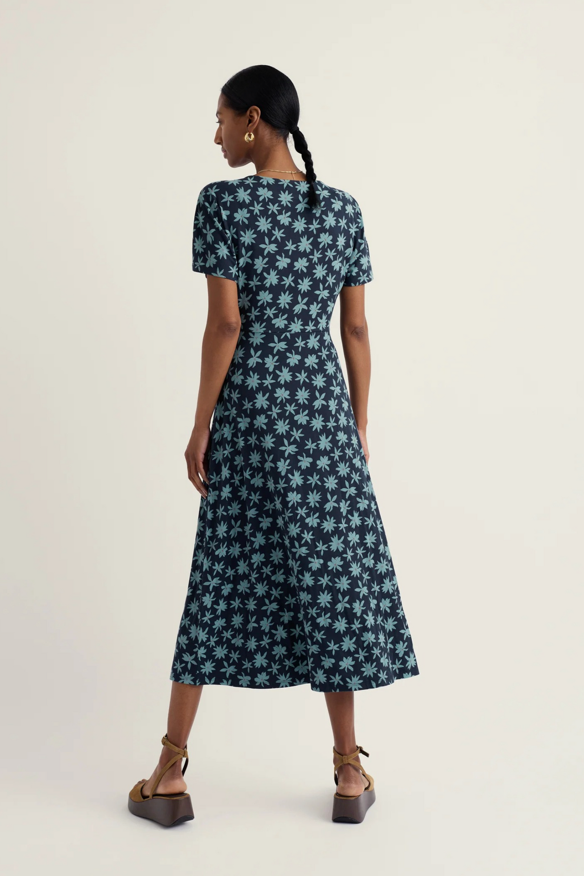 Seasalt Cornwall Mirva Dress in Tropic Bloom Maritime
