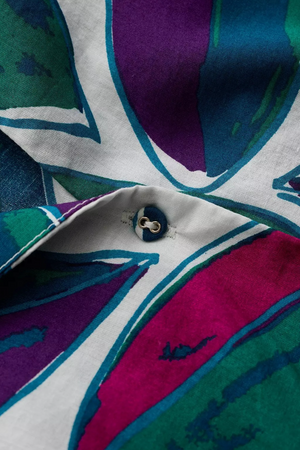 Seasalt Cornwall Watercolour Sketch Top in Lily Leaf Chalk
