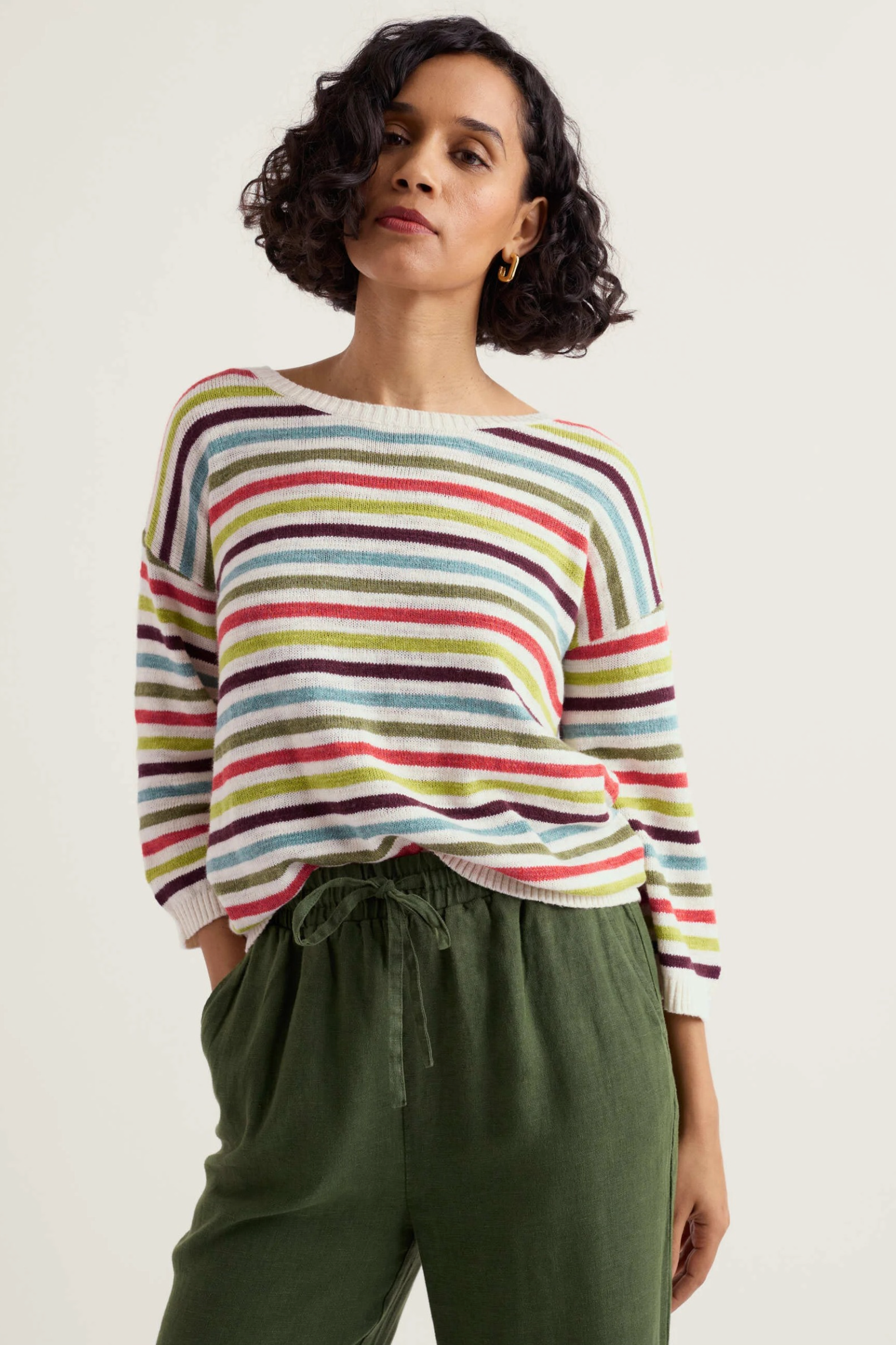 Seasalt Knavock Jumper in Mini Cornish Carnelian Multi